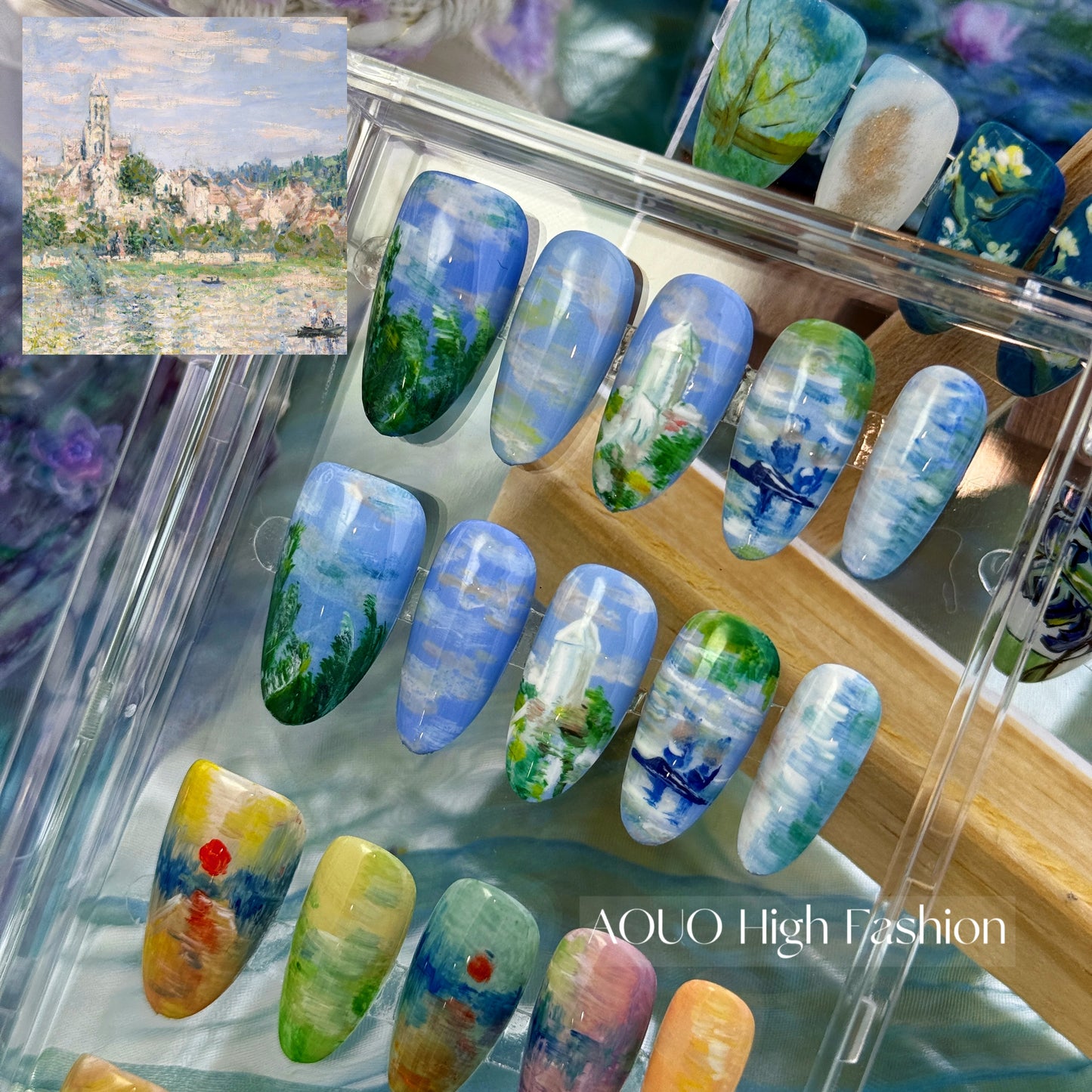Vétheuil in Summer Monet Nails