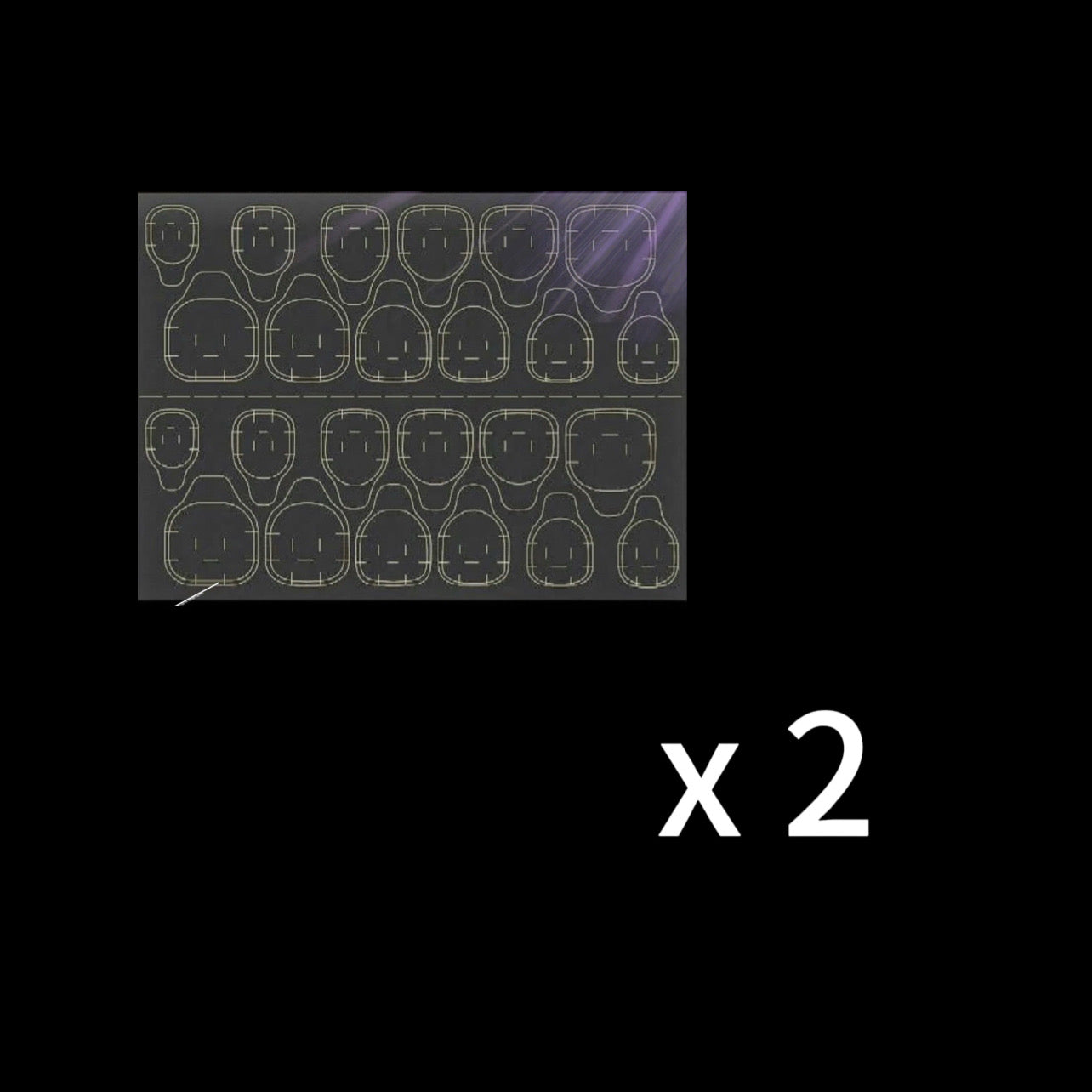 UV sticky tabs