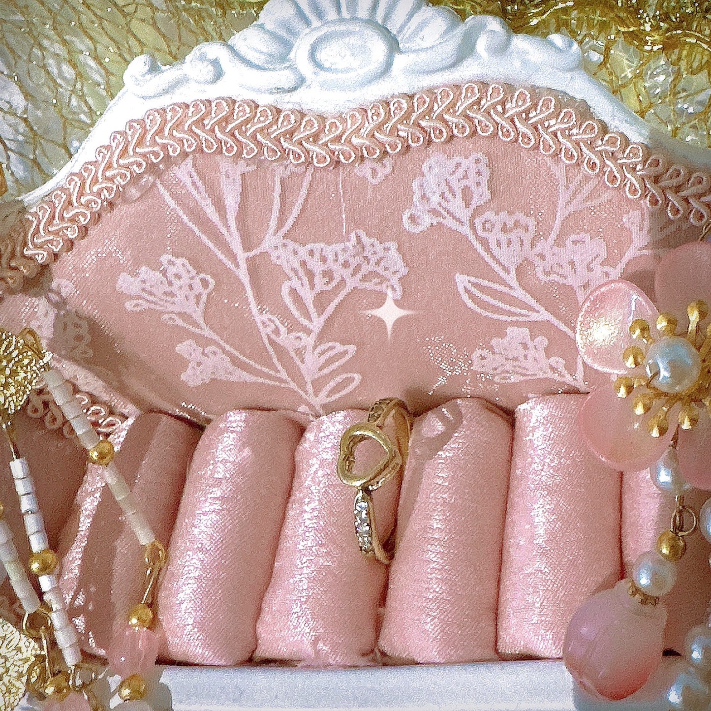 Romantic heart ring