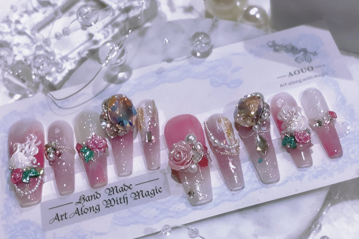 Swan Lake Carving Nail