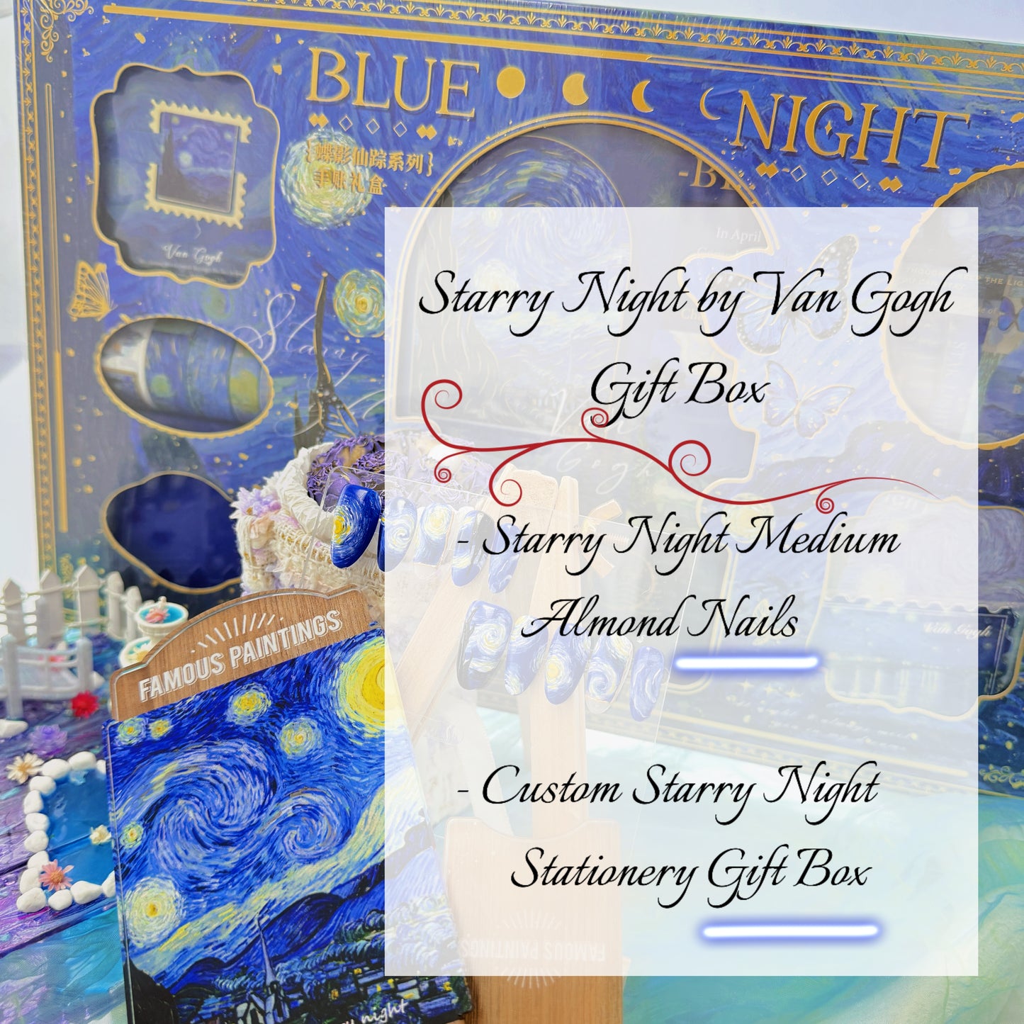 Starry Night Van Gogh Gift Box (Monet and Other Artist)