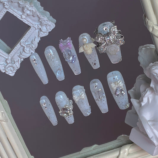 Divine Grace Swarovski & Zirconia Nails