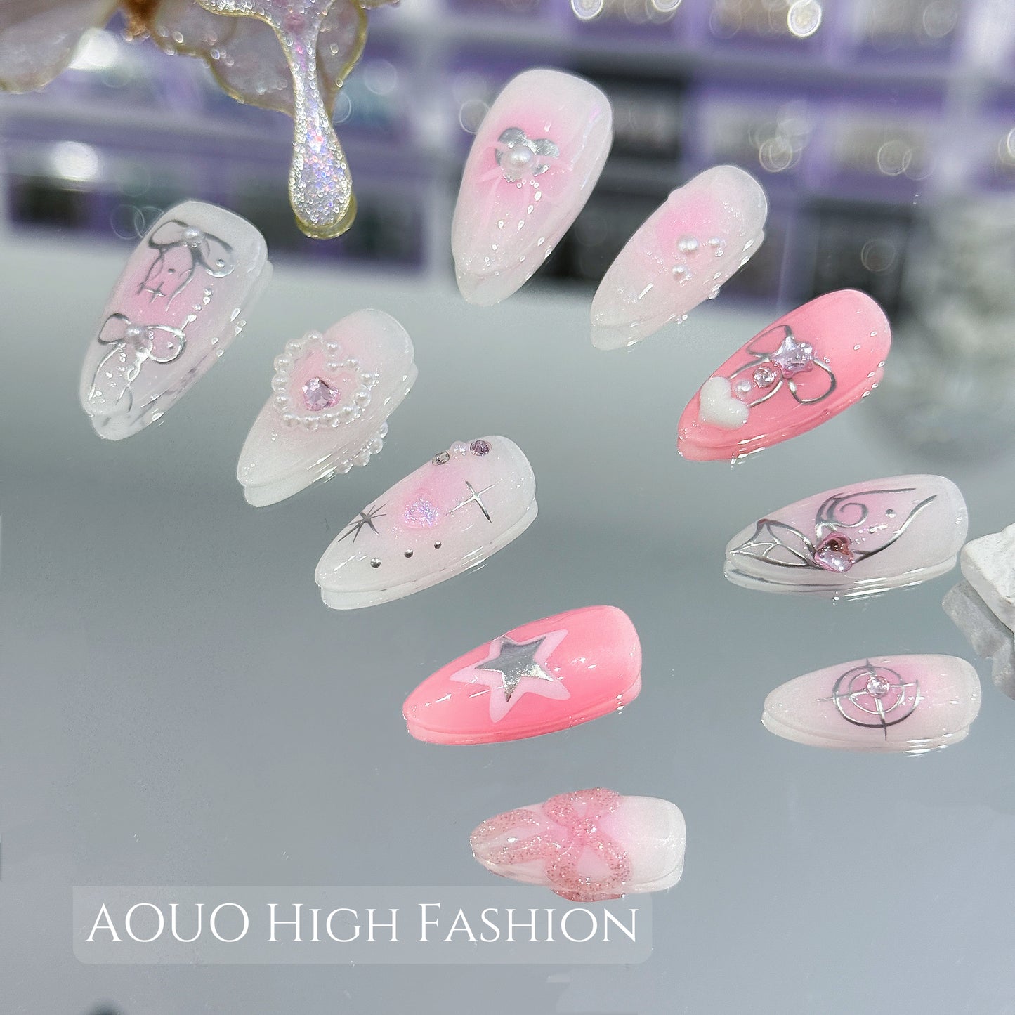 Dreamy Blush Cool Nails