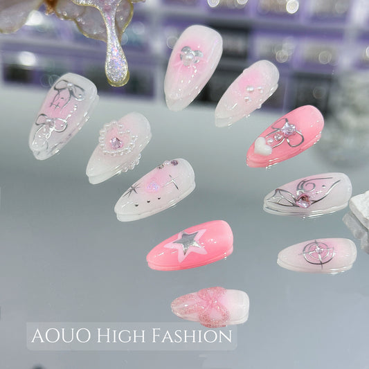 Dreamy Blush Cool Nails