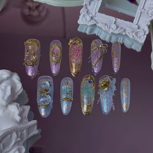 Timeless Enchantment Swarovski Nails