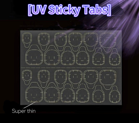 UV sticky tabs