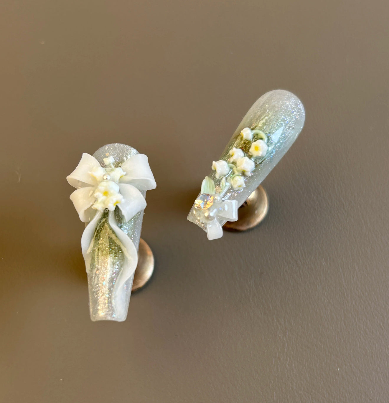 3D Hand Sculpted Flowers For Nails