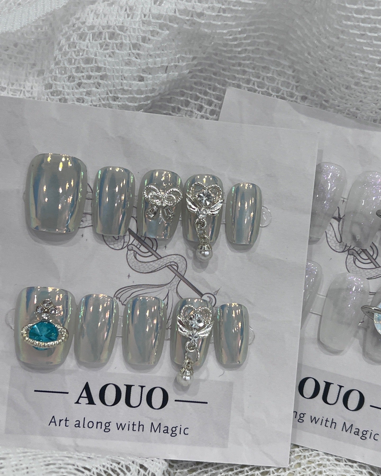 Universe Short Nails
