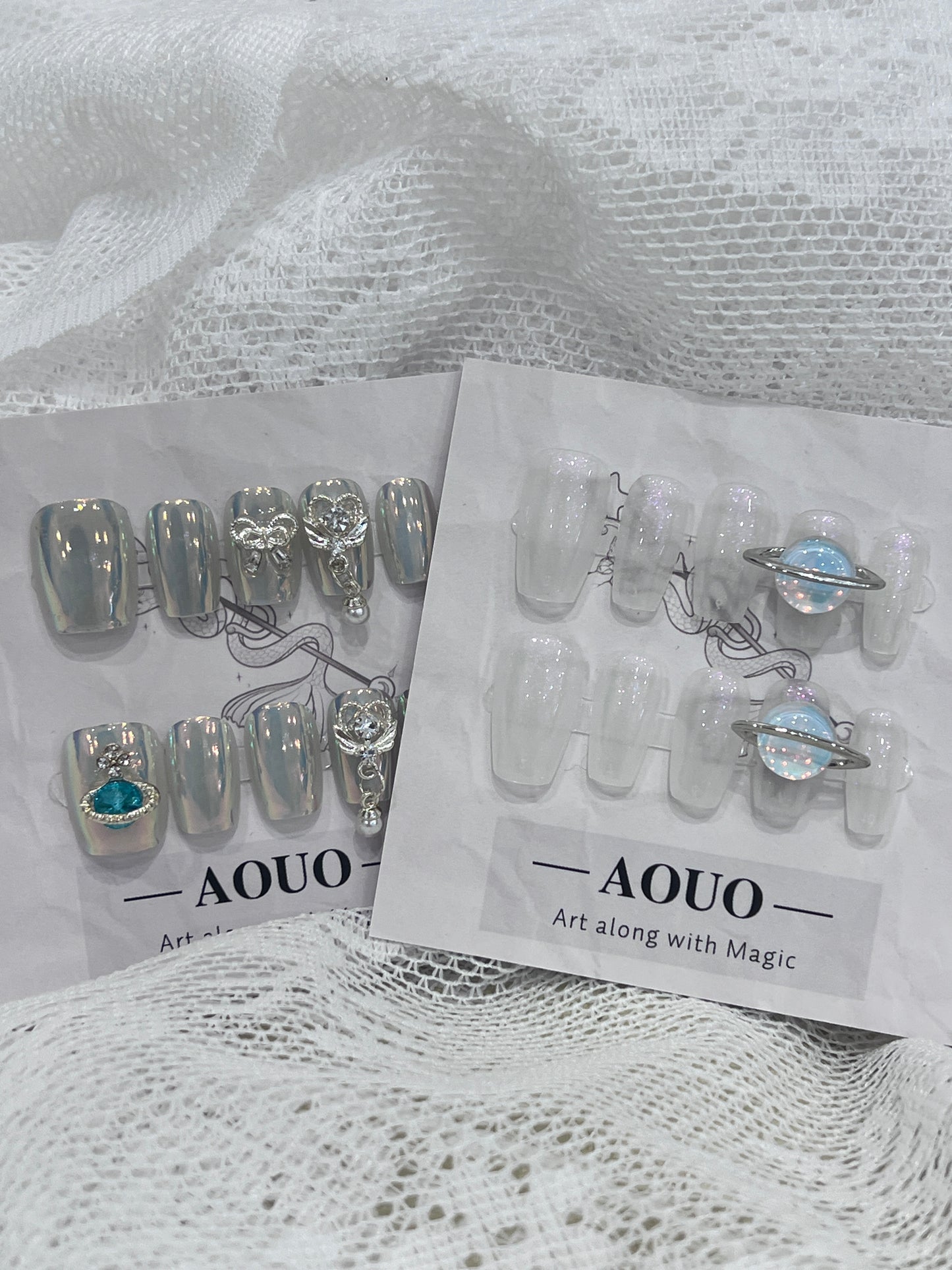 Universe Short Nails