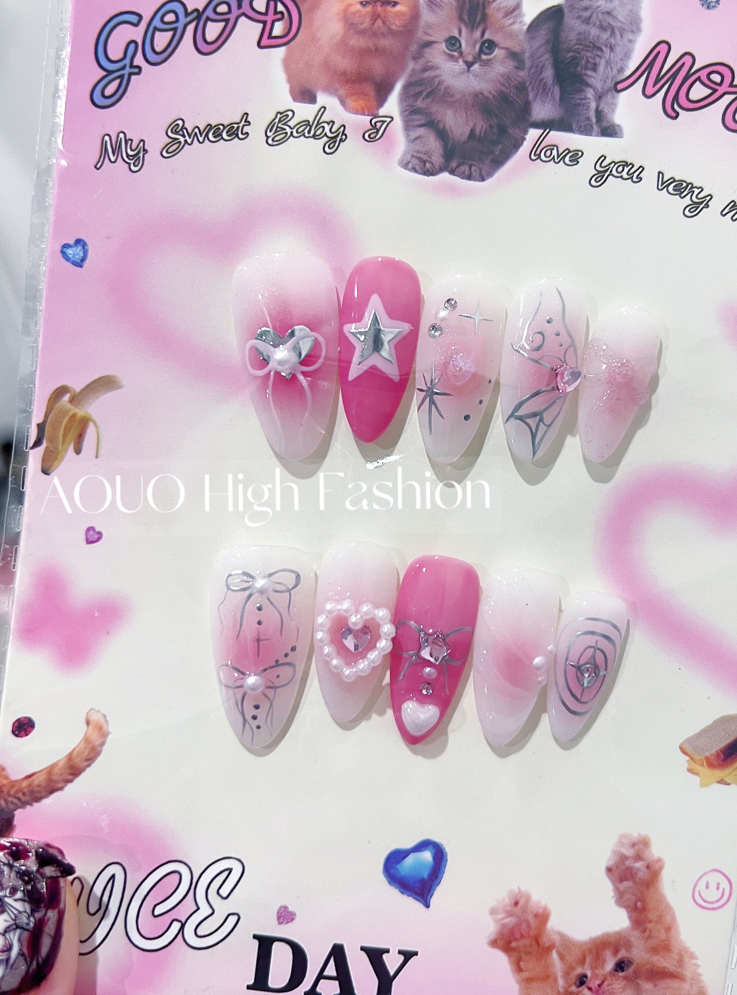 Dreamy Blush Cool Nails