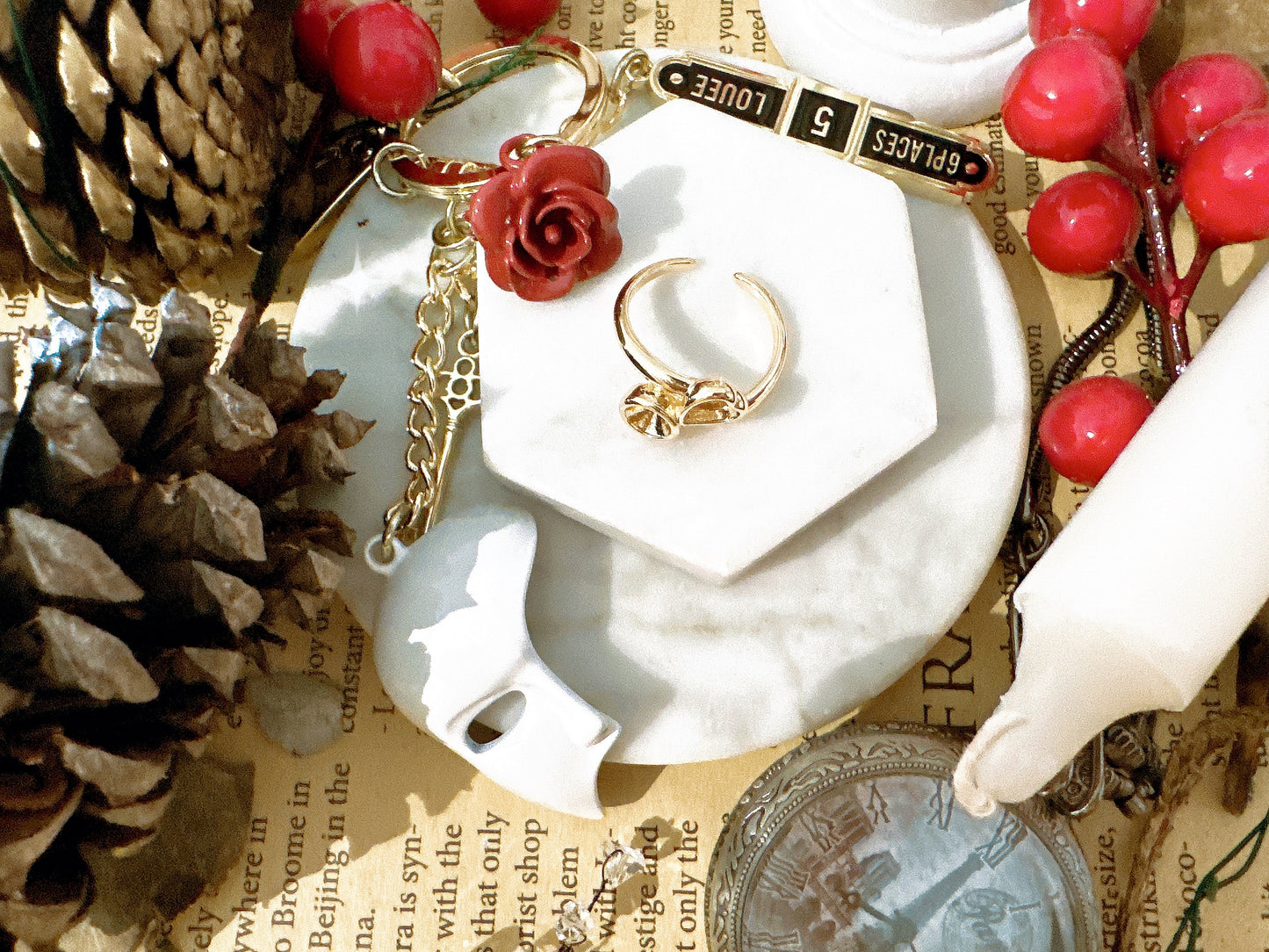 Two hearts ring