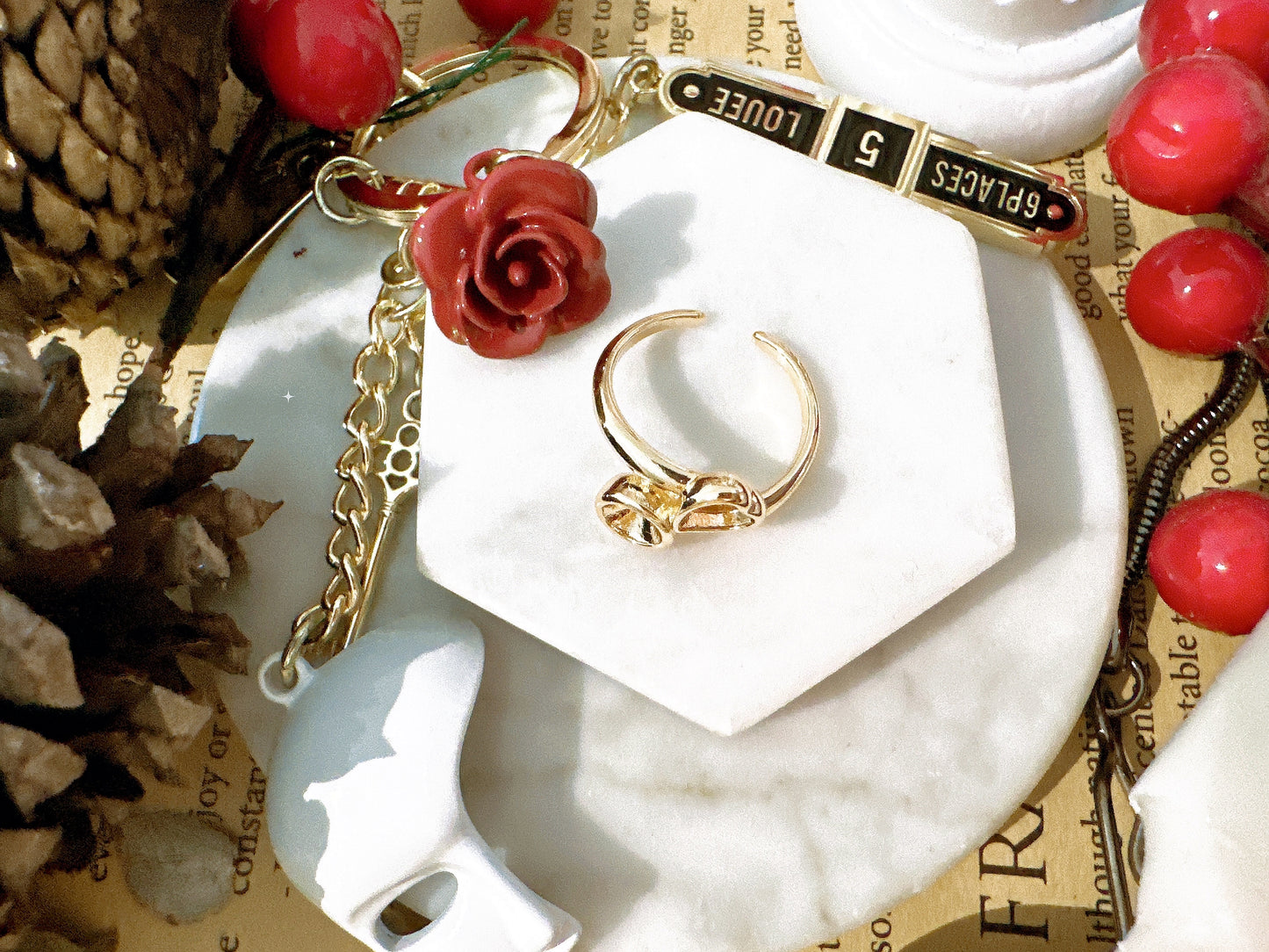 Two hearts ring