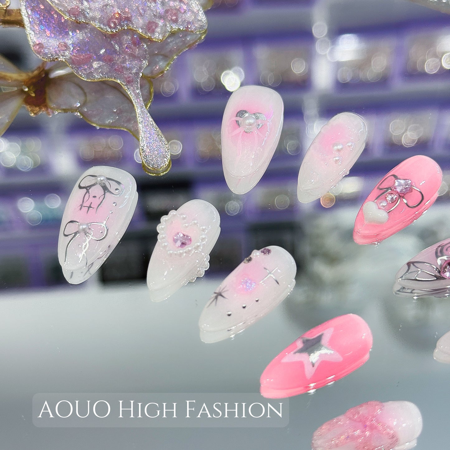 Dreamy Blush Cool Nails