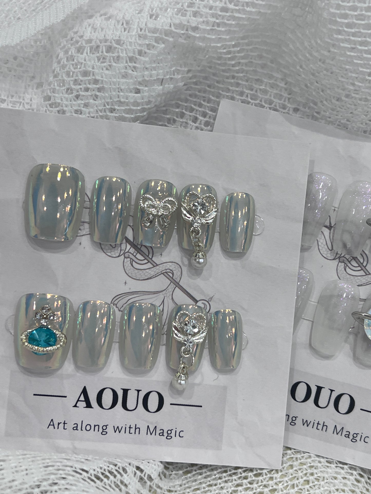 Universe Short Nails