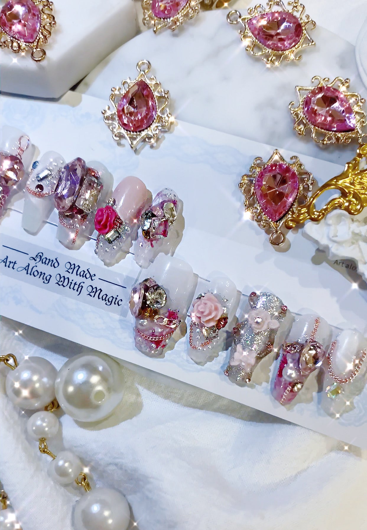 Rosé secret Nail