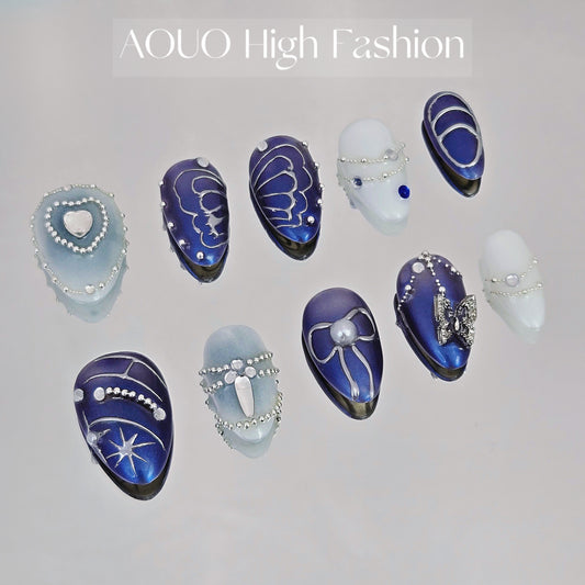 Caviar Y3K Nails