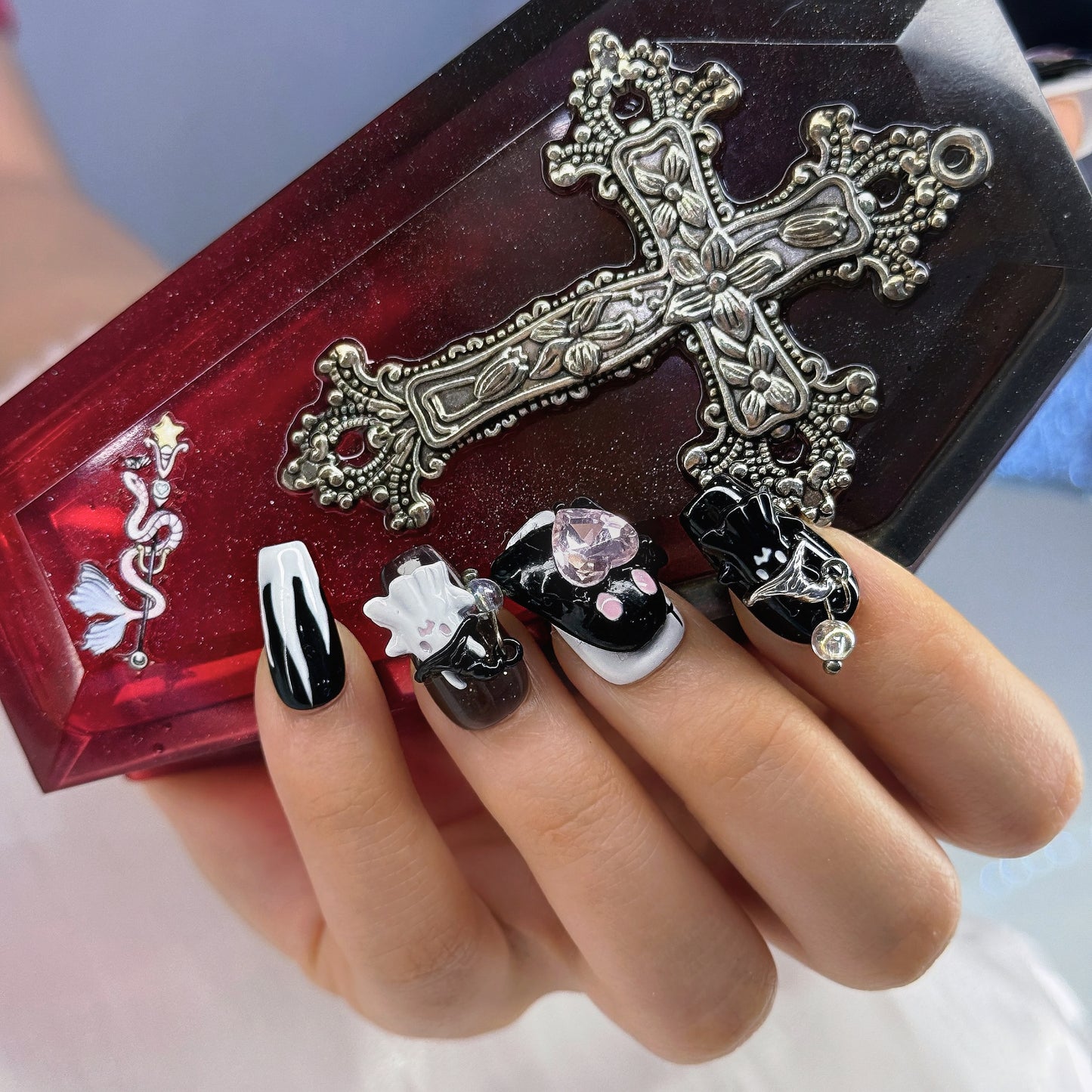 Friendly Phantoms Dark Nail