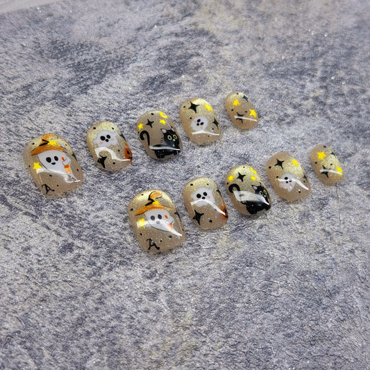 Boo Buddies Dark Nail