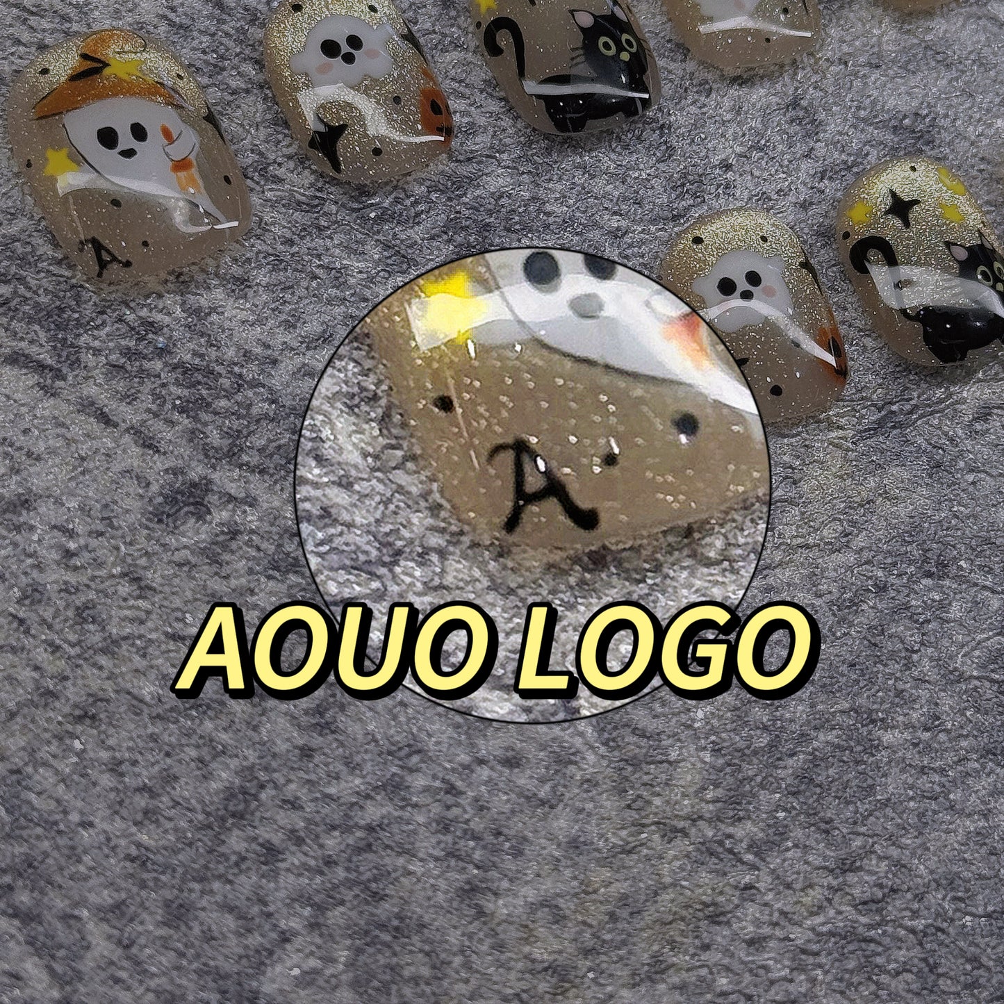 Boo Buddies Dark Nail