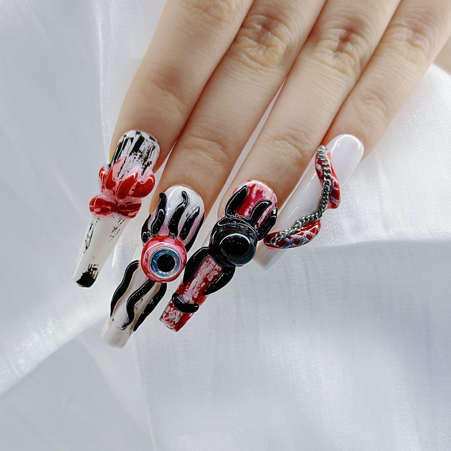 Fright Night Fingers Dark Nail