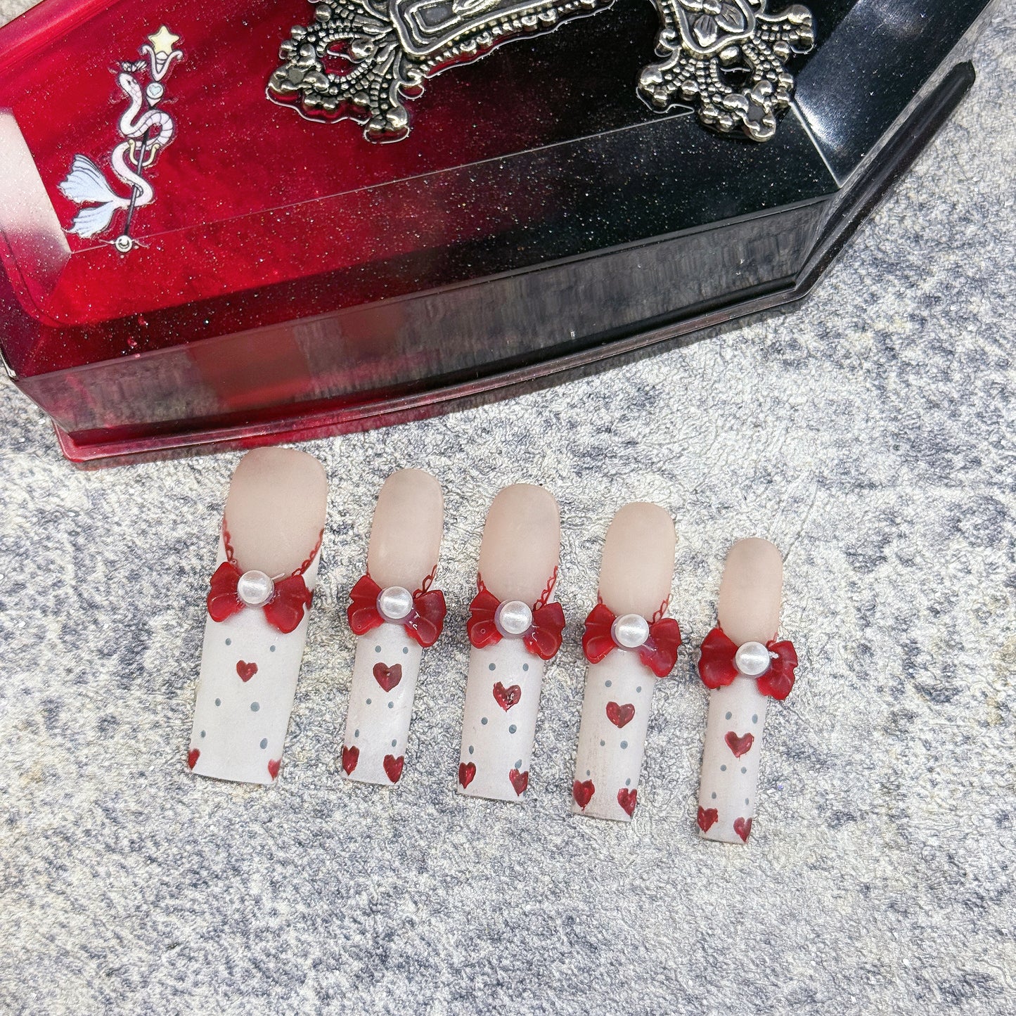 Nude Valentine Dark Nail